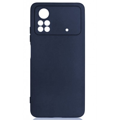 Фото Накладка силиконовая Silicone Cover для Xiaomi Poco X4 Pro 5G Синяя