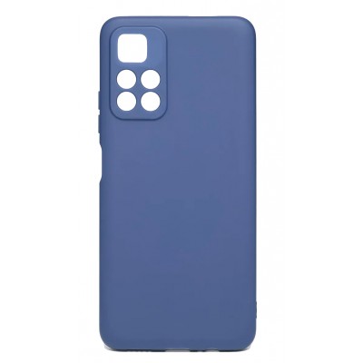 Фото Накладка силиконовая Silicone Cover для Xiaomi Poco M4 Pro 5G Синяя