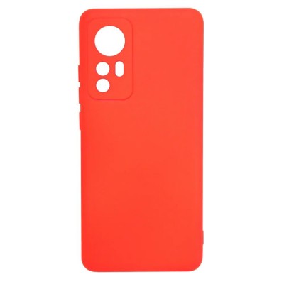 Фото Накладка силиконовая Silicone Cover для Xiaomi 12/12X Красная