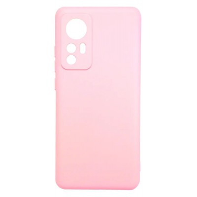 Фото Накладка силиконовая Silicone Cover для Xiaomi 12/12X Розовая