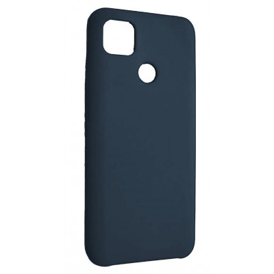 Фото Накладка силиконовая Silicone Cover для Xiaomi Redmi 9C Синяя