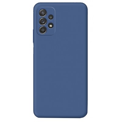Фото Накладка силиконовая Silicone Cover для Samsung Galaxy A52 Синяя