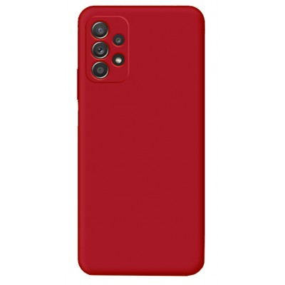 Фото Накладка силиконовая Silicone Cover для Samsung Galaxy A52 Красная