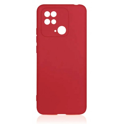 Фото Накладка силиконовая Silicone Case для Xiaomi Redmi 10C Красная