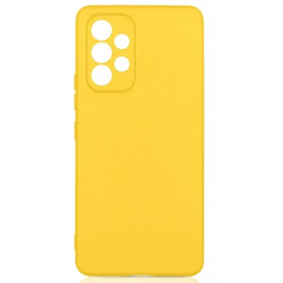 Фото Накладка Silicone Case для Samsung Galaxy A53 Желтая