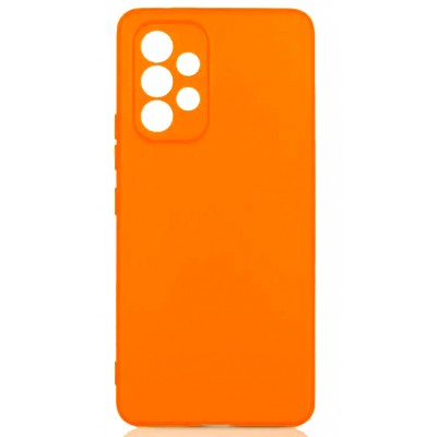 Фото Накладка Silicone Case для Samsung Galaxy A53 Оранжевая