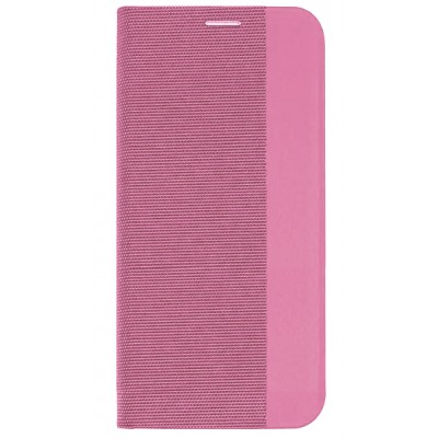 Фото Чехол книжка Protective Case Textile book для Xiaomi Redmi Note 11 Pro/Note 11 Pro 5G/Note 12 Pro 4G Розовая