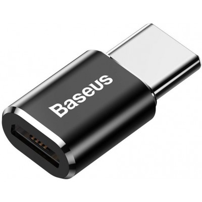 Фото Переходник  Baseus microUSB - USB Type-C (CAMOTG-01), черный