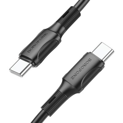 Фото Кабель USB Type-C - USB Type-C Borofone BX80, черный