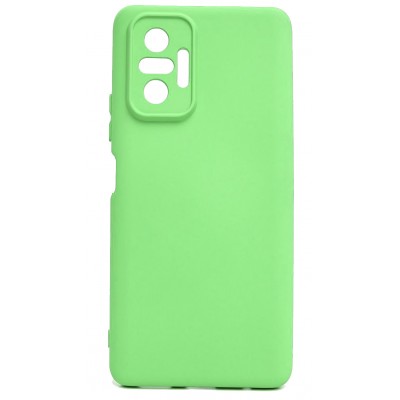 Фото Накладка силиконовая Silicone Cover для Xiaomi Redmi Note 10 Pro Зеленая