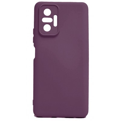 Фото Накладка силиконовая Silicone Cover для Xiaomi Redmi Note 10 Pro Фиолетовая