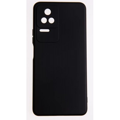 Фото Накладка силиконовая Silicone Cover для Xiaomi Poco F4 Черная