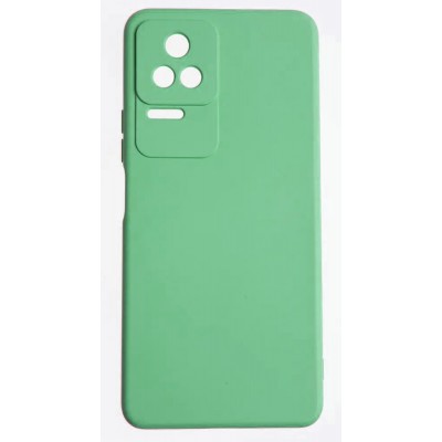 Фото Накладка силиконовая Silicone Cover для Xiaomi Poco F4 Зеленая