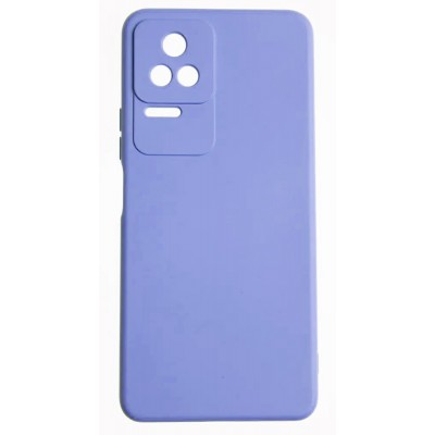 Фото Накладка силиконовая Silicone Cover для Xiaomi Poco F4 Сиреневая