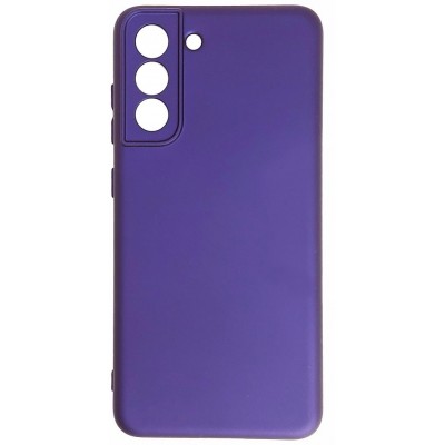 Фото Накладка силиконовая Silicone Case для Samsung Galaxy S21 FE Фиолетовая
