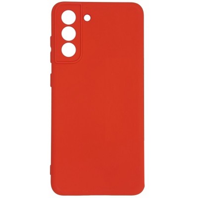 Фото Накладка силиконовая Silicone Case для Samsung Galaxy S21 FE Красная