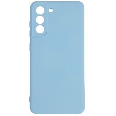 Фото Накладка силиконовая Silicone Case для Samsung Galaxy S21 FE Голубая