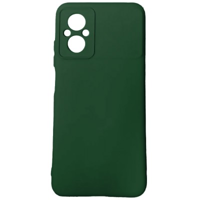 Фото Накладка силиконовая Silicone Case для Xiaomi Poco M5 Темно-зеленая