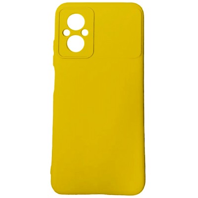 Фото Накладка силиконовая Silicone Case для Xiaomi Poco M5 Желтая