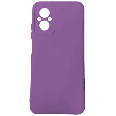 Фото Накладка силиконовая Silicone Case для Xiaomi Poco M5 Фиолетовая