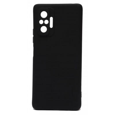 Фото Накладка силиконовая Silicone Case для Xiaomi Redmi Note 10 Pro Черная