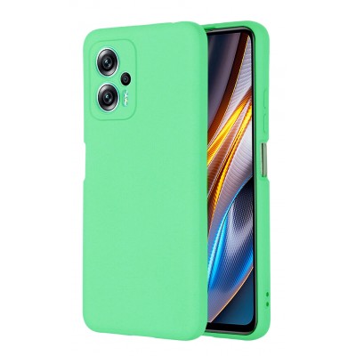 Фото Накладка силиконовая Silicone Case для Xiaomi Poco X4 GT Зеленая