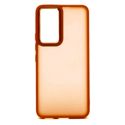 Фото Накладка бронированная Fashion Case для Xiaomi Redmi Note 10/Note 10S Оранжевая