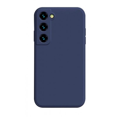 Фото Накладка силиконовая Silicone Case для Samsung Galaxy S21 FE Темно-синяя