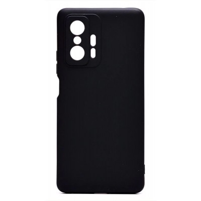 Фото Накладка силиконовая Fashion Case для Xiaomi 11T/11T Pro Черная