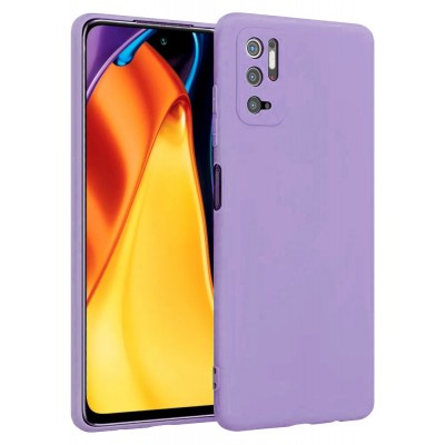 Фото Накладка силиконовая Case для Xiaomi Poco M3 Pro/Note 10T Сиреневая