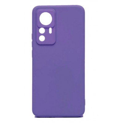 Фото Накладка силиконовая Silicone Cover для Xiaomi 12T/12T Pro Фиолетовая