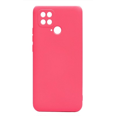 Фото Накладка Silicone Case для Xiaomi Poco C40/Xiaomi Redmi 10C Розовая