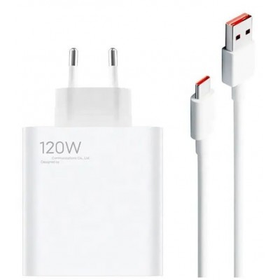 Фото Сетевое зарядное устройство Xiaomi Mi 1 USB 120W + кабель USB Type-C