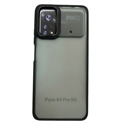 Фото Накладка бронированная Fashion Case для Xiaomi Poco X4 Pro 5G, черная