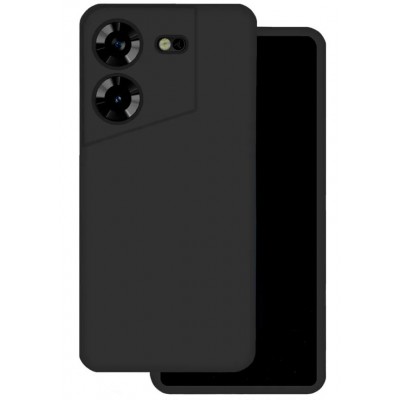 Фото Накладка силиконовая Silicone Case для Tecno Pova 5, черный