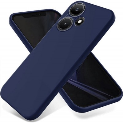 Фото Накладка силиконовая Silicone Case для Infinix HOT 30i, синий