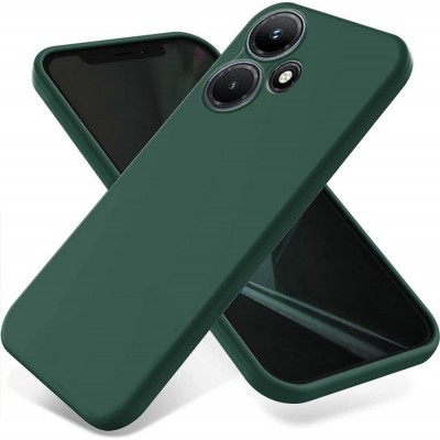 Фото Накладка силиконовая Silicone Case для Infinix HOT 30i, зеленый