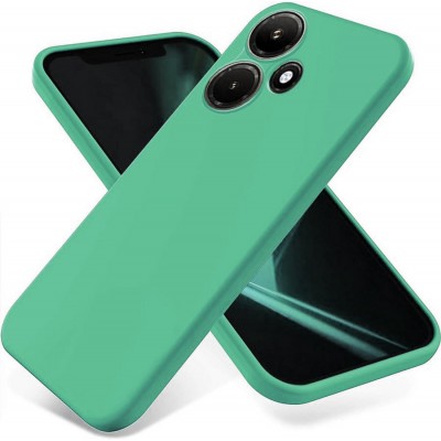 Фото Накладка силиконовая Silicone Case для Infinix HOT 30i, салатовый