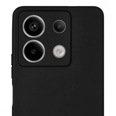 Фото Накладка силиконовая для Xiaomi Redmi Note 13 Pro 5G/Poco X6 5G, черный