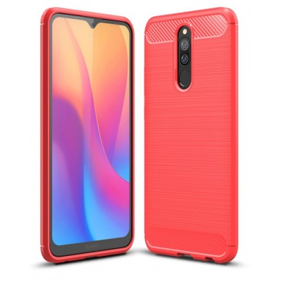 Фото Накладка противоударная Rugged Armor Case для Xiaomi Redmi 8 Красная