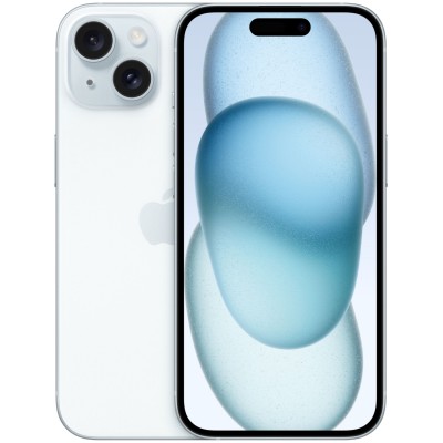 Фото Смартфон Apple iPhone 15 128 ГБ nano-Sim+eSIM, A3090, голубой