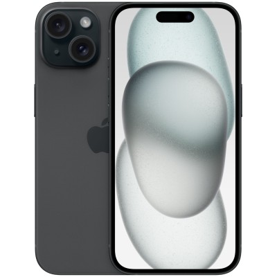 Фото Смартфон Apple iPhone 15 128 ГБ nano-Sim+eSIM, A3090, черный