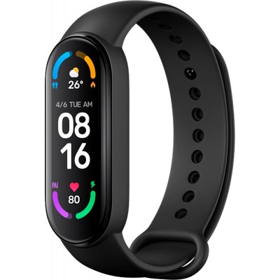 Фото Фитнес-браслет  Xiaomi Mi Smart Band 6, черный (RU)