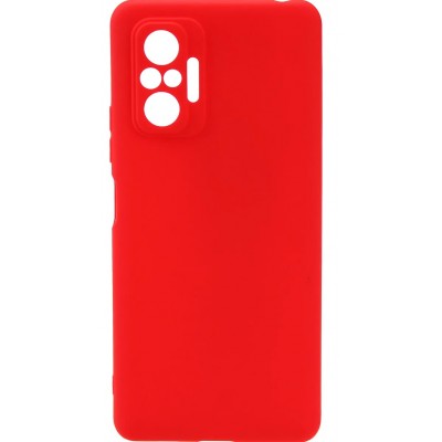 Фото Накладка силиконовая Monarch Premium PS-01 для Xiaomi Redmi Note 10 Pro Красная