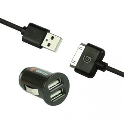 Фото Универсальное автомобильное зарядное устройство Griffin dual Car Charger 2 USB 