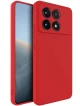 Изображение Накладка силиконовая Silicone Cover для Xiaomi Poco X6 Pro 5G красная