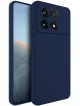 Изображение Накладка силиконовая Silicone Cover для Xiaomi Poco X6 Pro 5G синяя