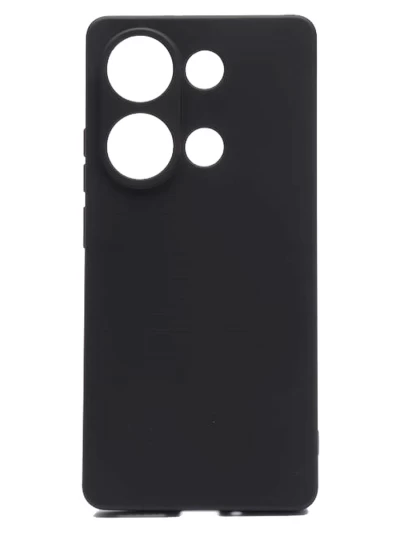 Накладка силиконовая Silicone Cover для Xiaomi Redmi Note 13 4G черная