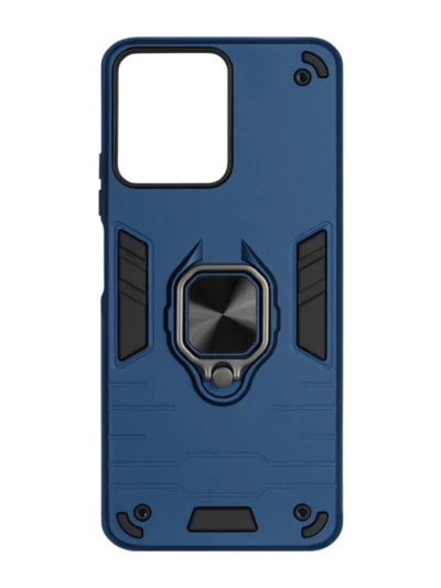Чехол противоударный с кольцом New Case для Xiaomi Redmi Note 14 5G синий
