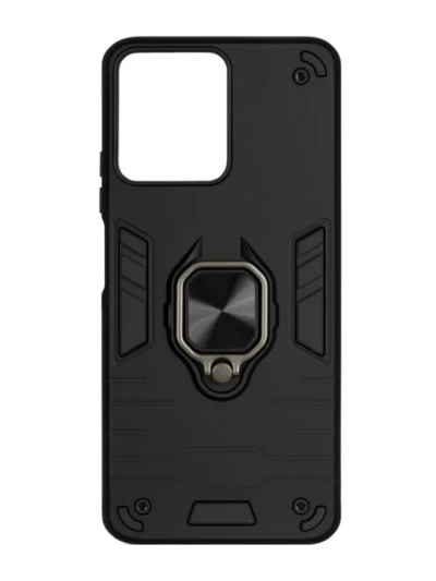 Чехол противоударный с кольцом New Case для Xiaomi Redmi Note 14 5G черный